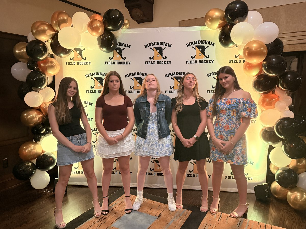 Seniors at the banquet