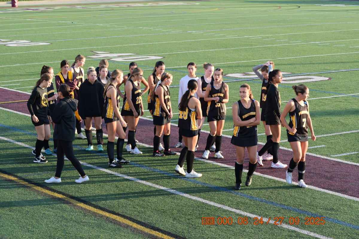 On the field